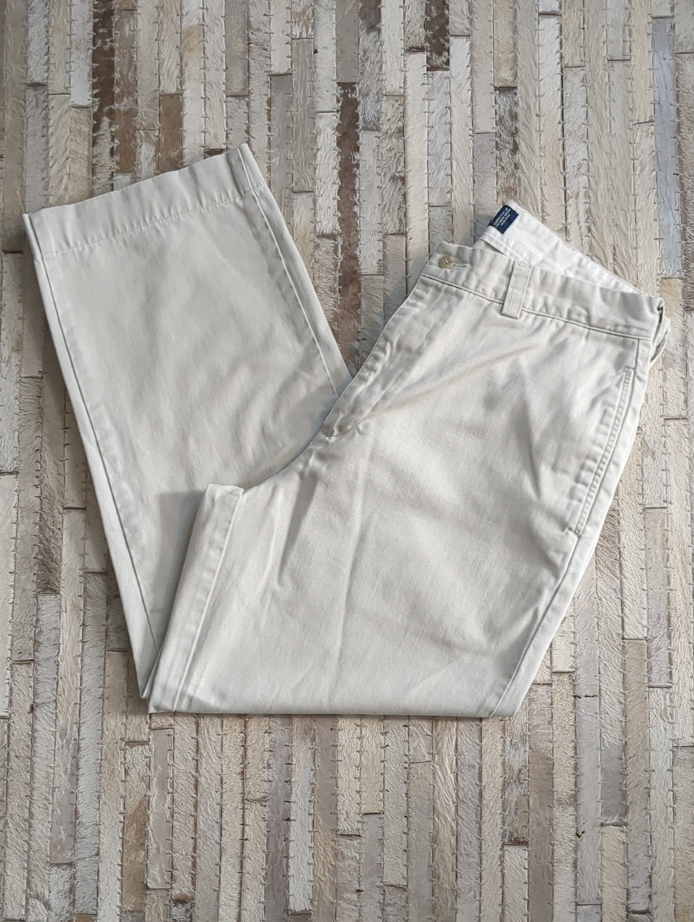 Vintage Polo Ralph Lauren Philip 100% Cotton Tan Classic Chino Pants 34 x 34